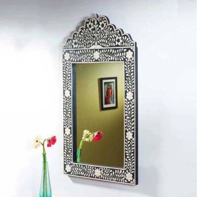 Bone Inlay Wall Mirror