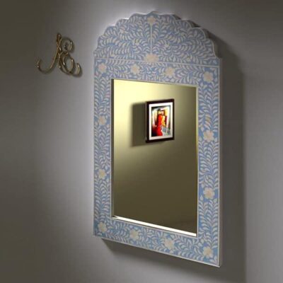 Blossom Inlay Mirror Frame