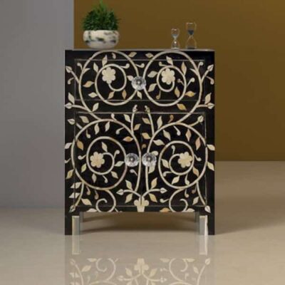 Scroll vine Inlay End Table