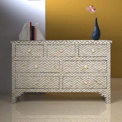 Chevron Inlay Dresser