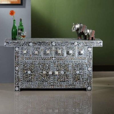 Mother Of Pearl Inlay Sideboard
