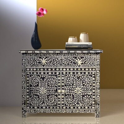French Style Curved Inlay Dresser