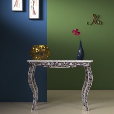 Folding Inlay Console Table