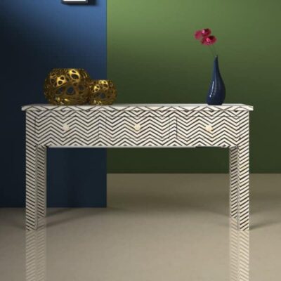 Chevron Console Table