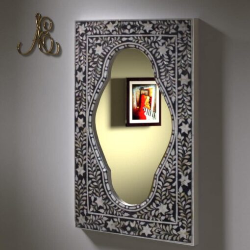 Pearl Inlay Mirror Frame