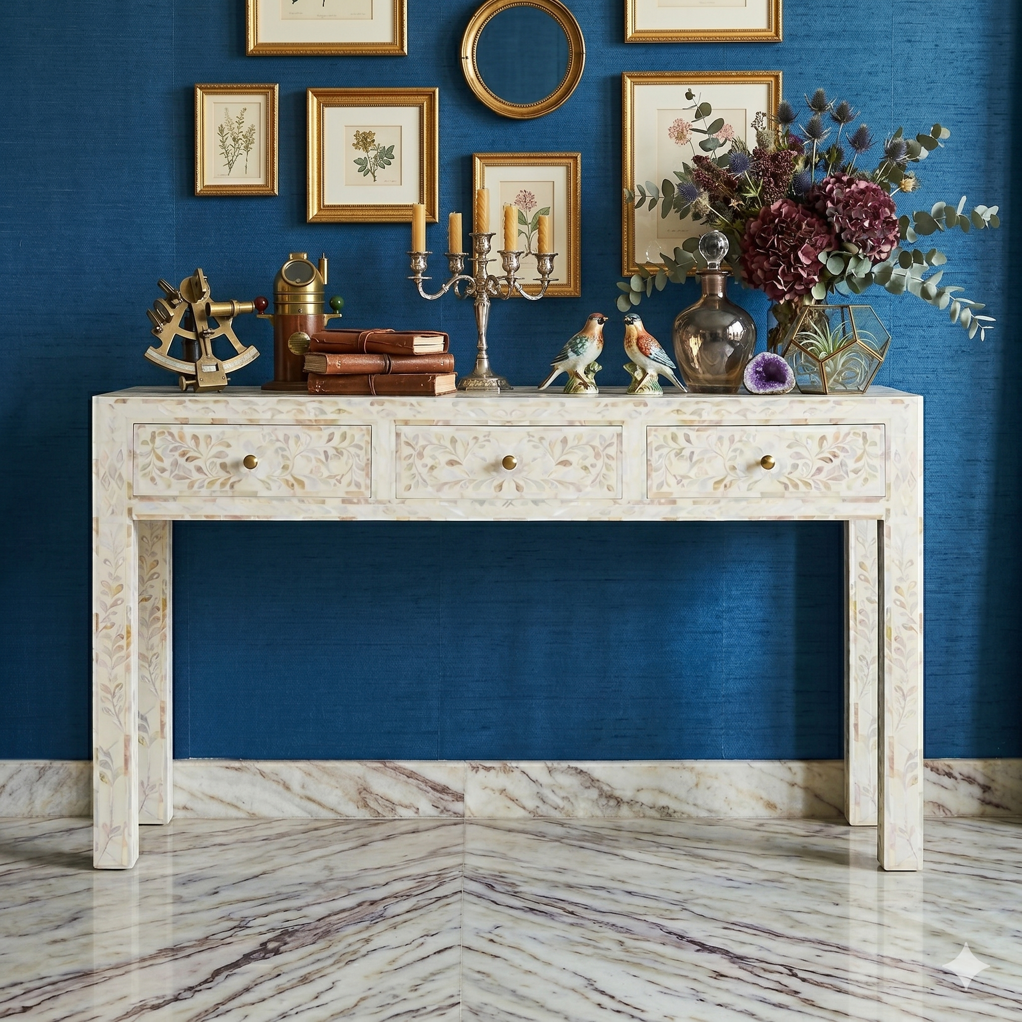 Mother of Pearl Console Table